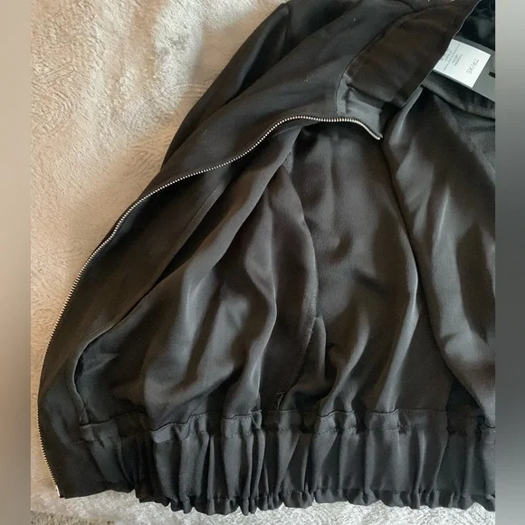 Dynamite black crop bomber jacket - Picture 8 of 8